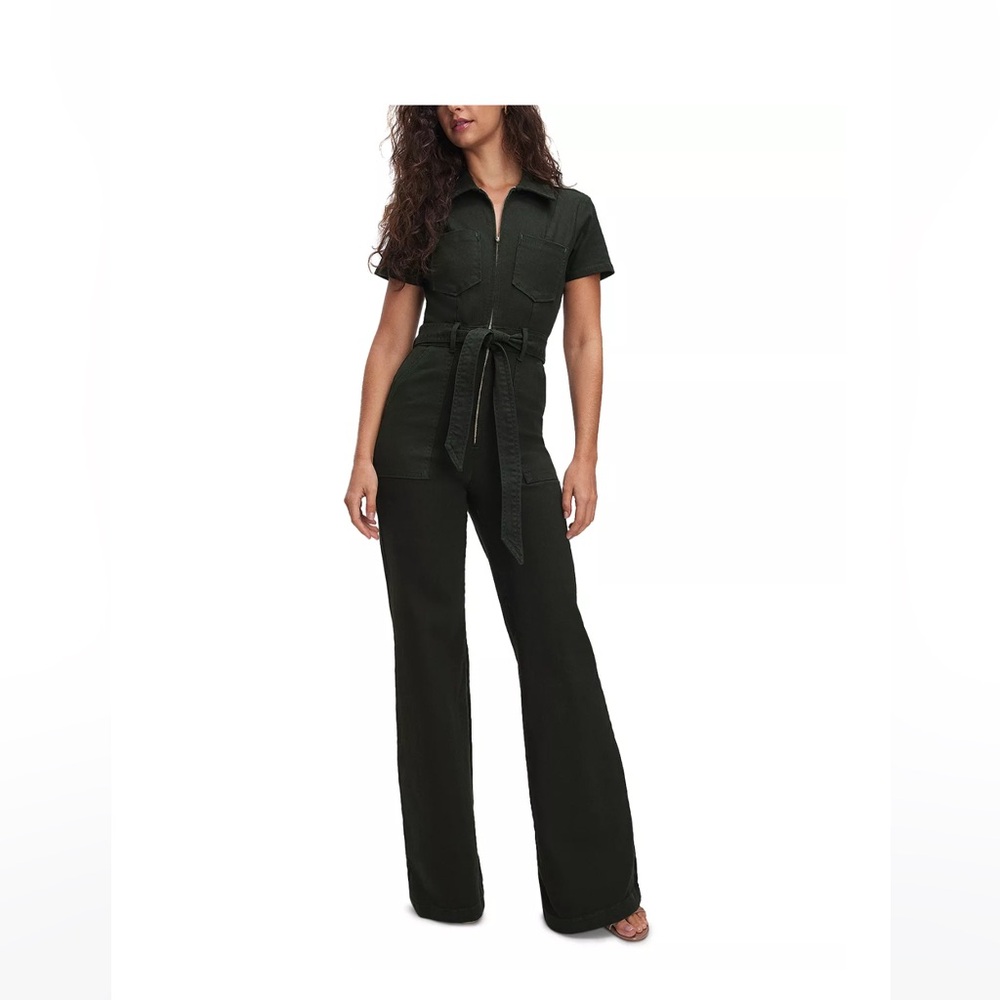 Good American Dark Green Jumpsuit